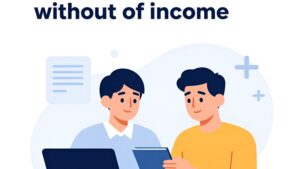 Студент с ноутбуком и смартфоном получает онлайн-займ в Взять Займ без справки о доходах